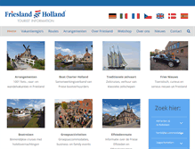 Tablet Screenshot of frieslandholland.nl